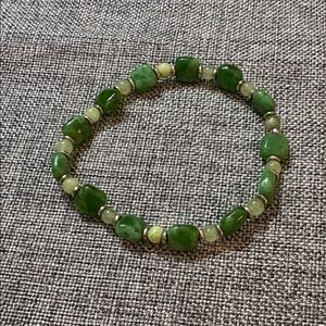 Green Beaded Bracelet